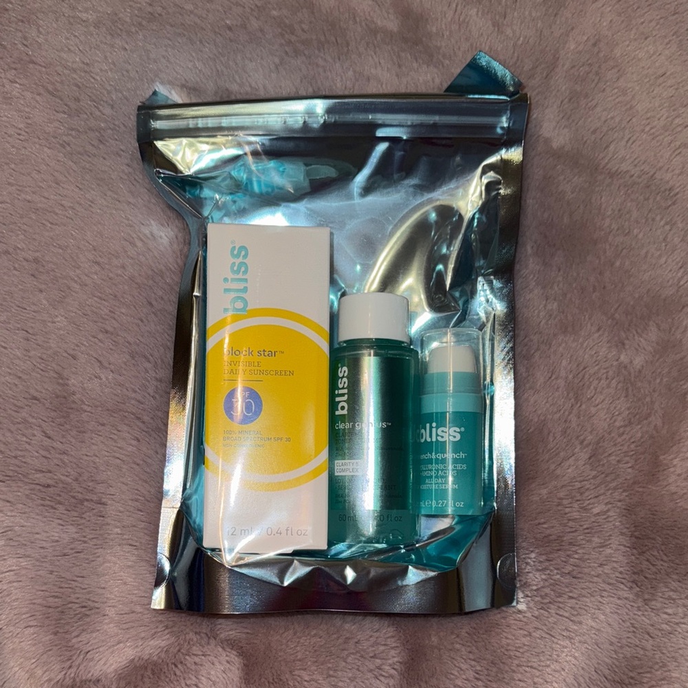 🆕Bliss Suncare Trio with Blue and White Packaging🆕
